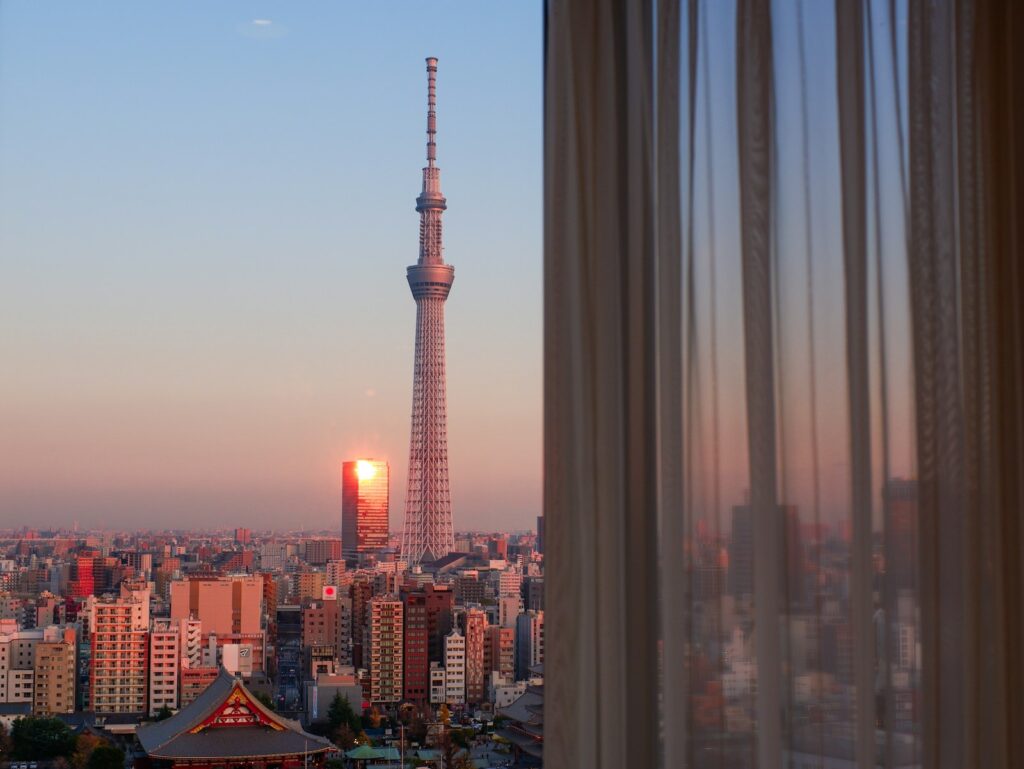 Tokyo cityscape photographed by Susann Schuster; general skyline context, not a guaranteed view or a depiction of a booked observation deck.